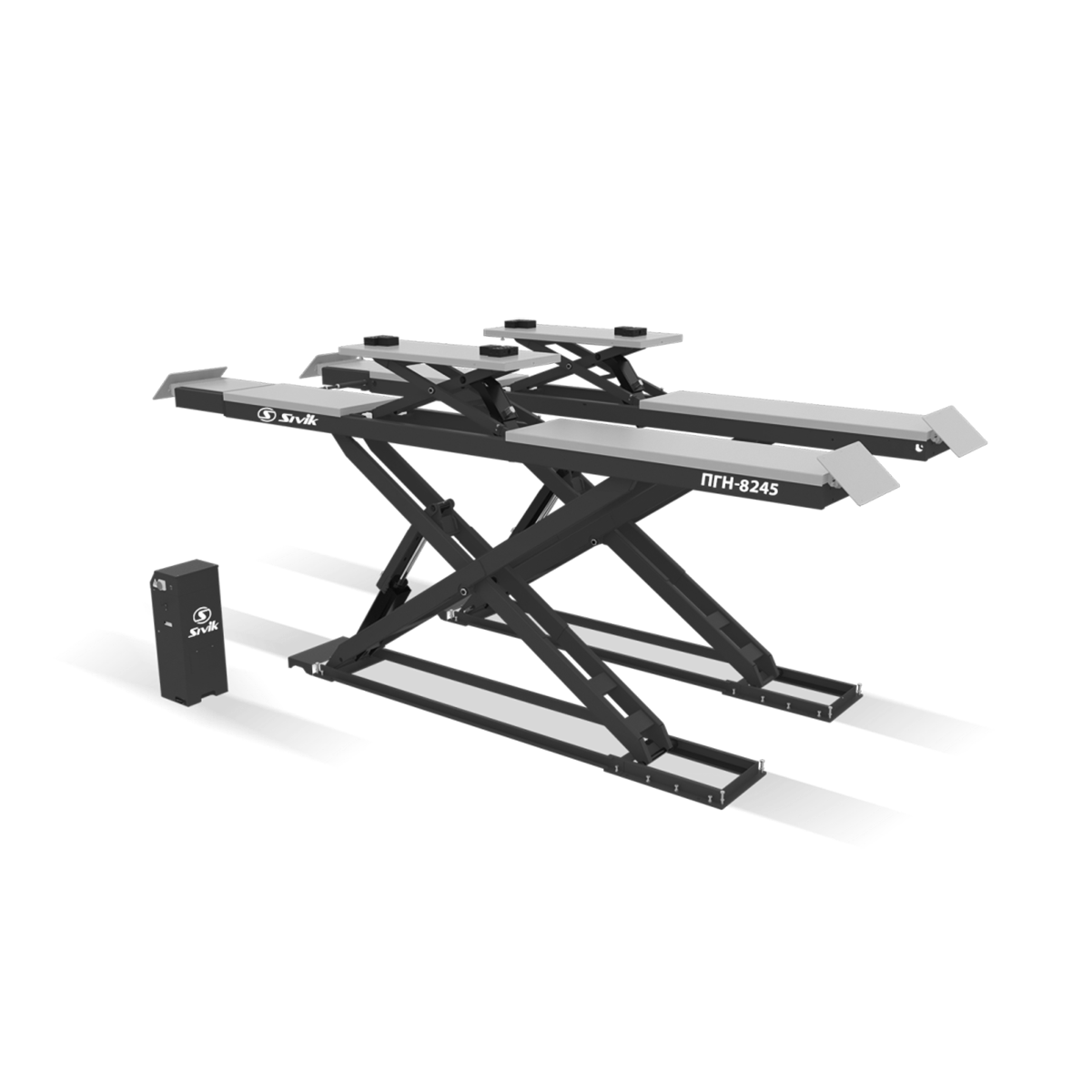 картинка Ножничный электрогидравлический подъемник ПГН-8245 с люфт-детектором Sivik